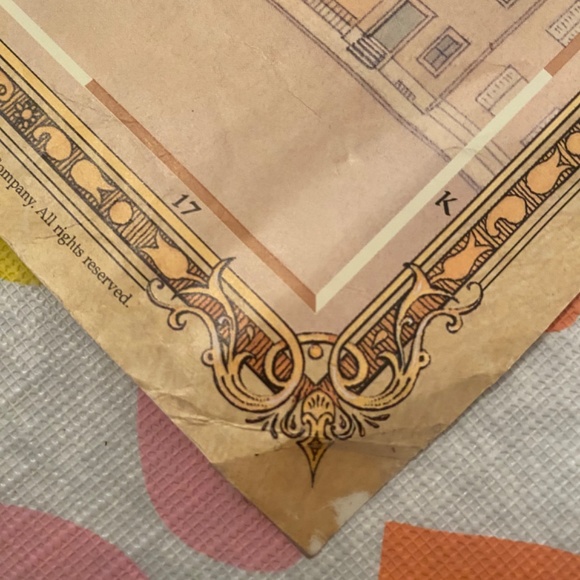 Vintage American Girl Pleasant Company Addy’s World 1864 Map - Picture 5 of 9